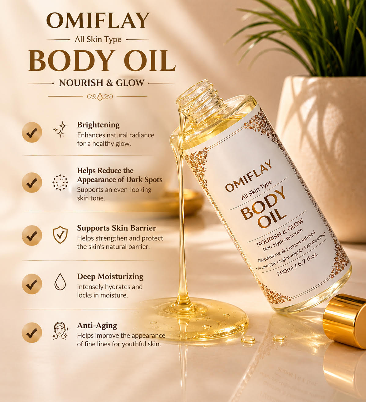 Omiflay Body Oil {All Skin Type}